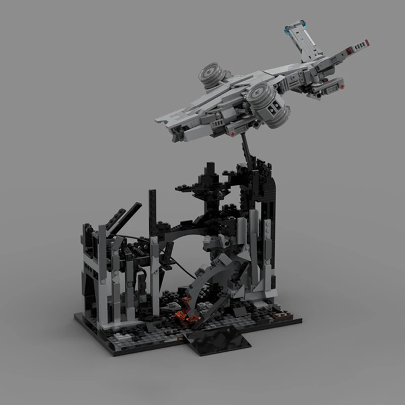 814pcs MOC Science Fiction Mov - Science Hunter ulasan dan harga