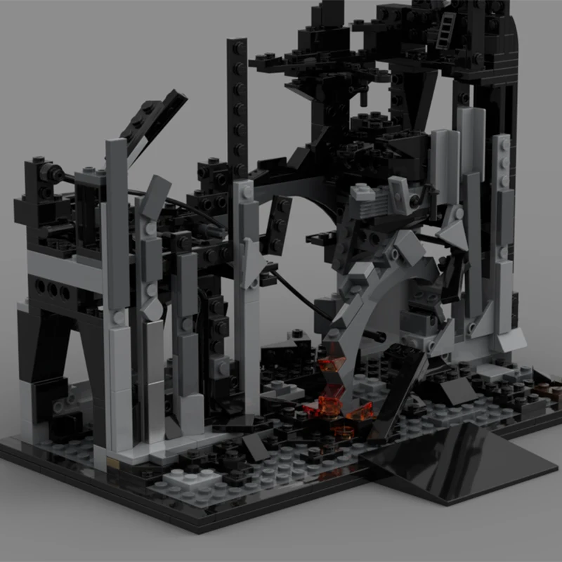 814pcs MOC Science Fiction Mov - Science Hunter ulasan dan harga