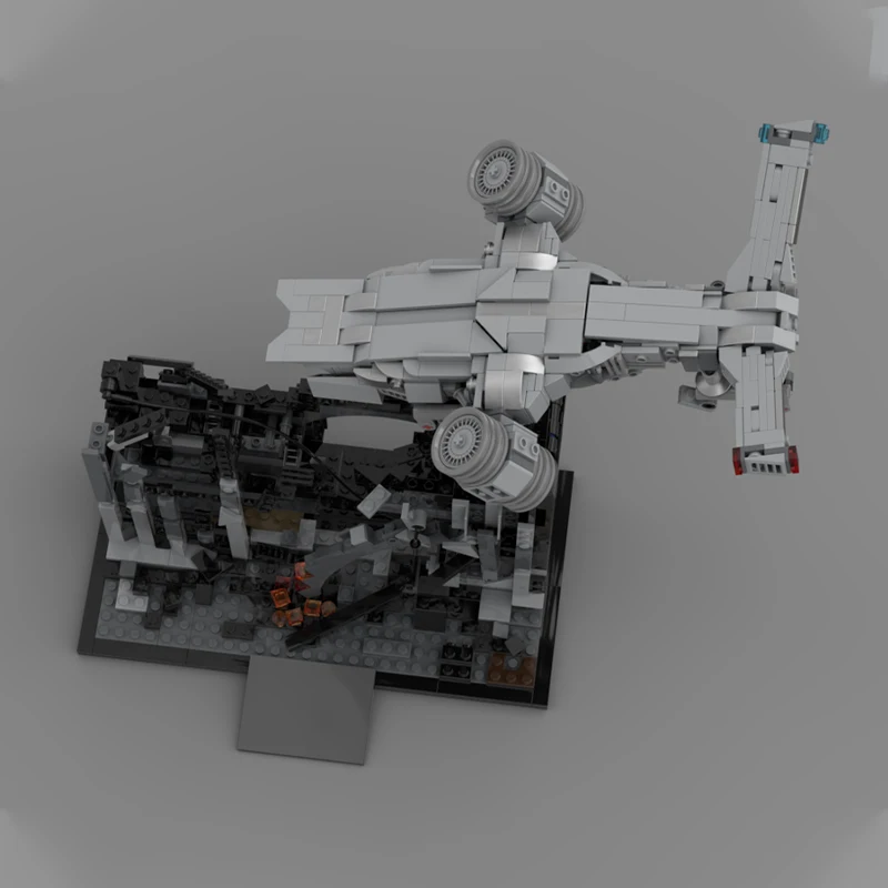 814pcs MOC Science Fiction Mov - Science Hunter ulasan dan harga