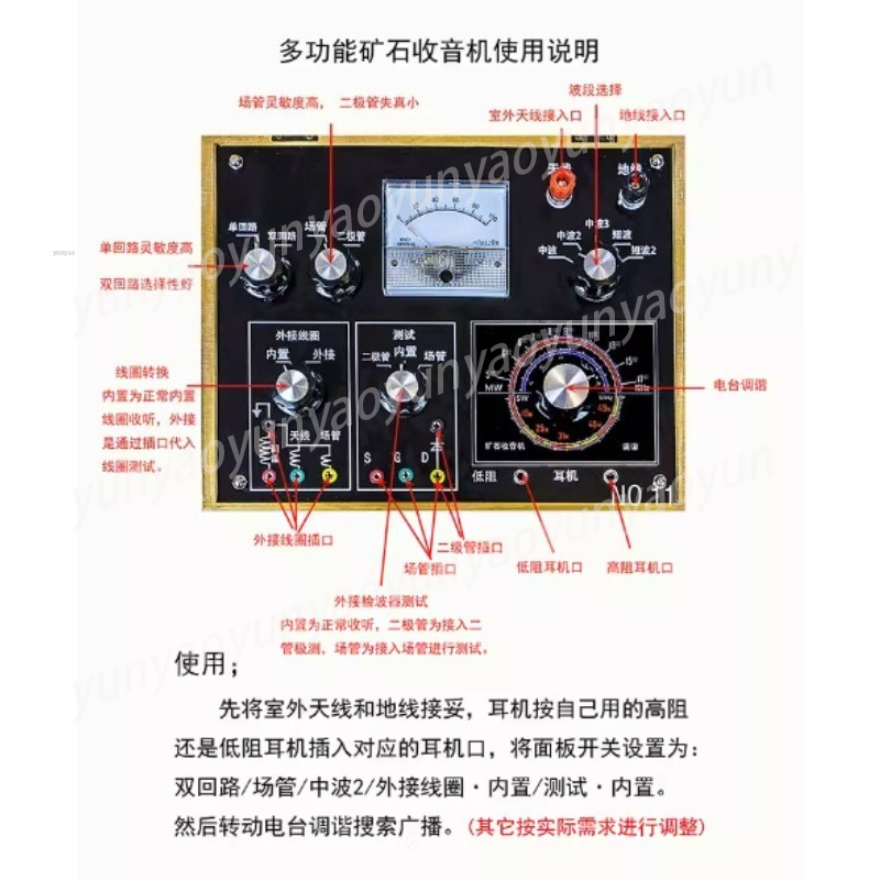 Crystal Radio DIY Kit, Medium  - Science Hobbyist ulasan dan harga
