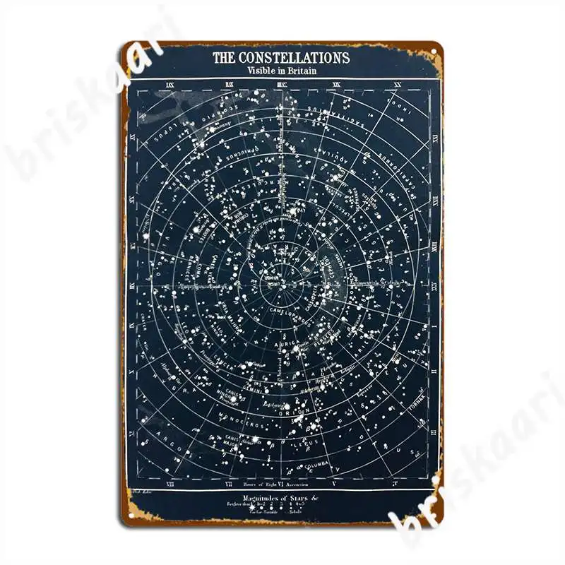 Vintage Star Constellations Ma - Star Map Poster ulasan dan harga
