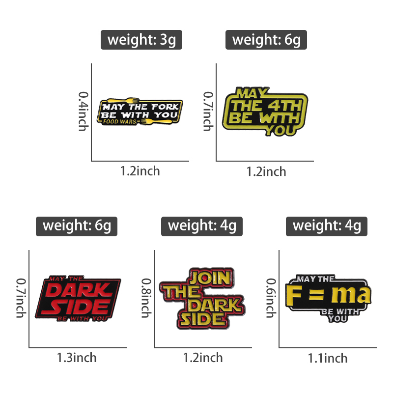Join The Dark Side Enamel Pins - Science Buddies ulasan dan harga