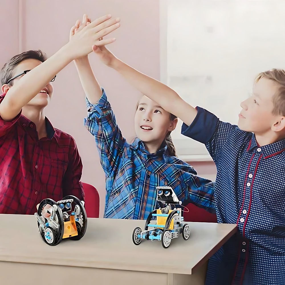 Solar Robot Building Blocks 12 - Science Toys Diy ulasan dan harga