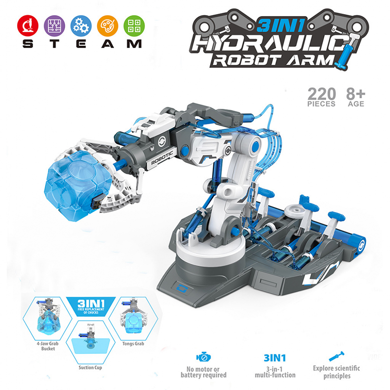 DIY Assembled Hydraulic Mechan - Science Toys Diy ulasan dan harga