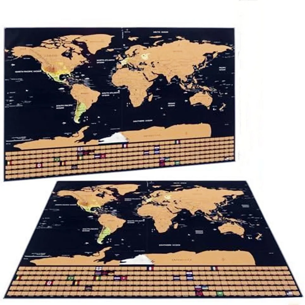 New Deluxe Travel Scratch Worl - Star Map Poster ulasan dan harga