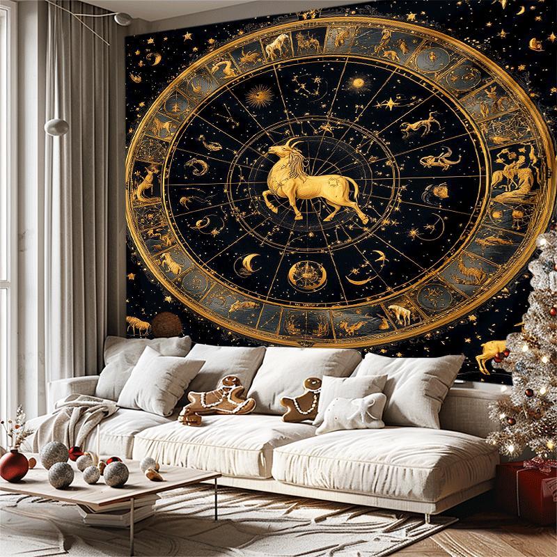 Elegant Zodiac Constellation T - Star Map Poster ulasan dan harga