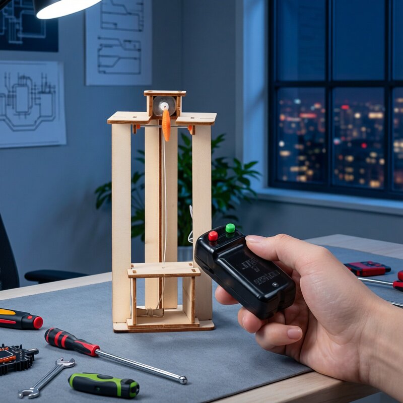 DIY Electric Elevator Lift Mod - Science Nature ulasan dan harga