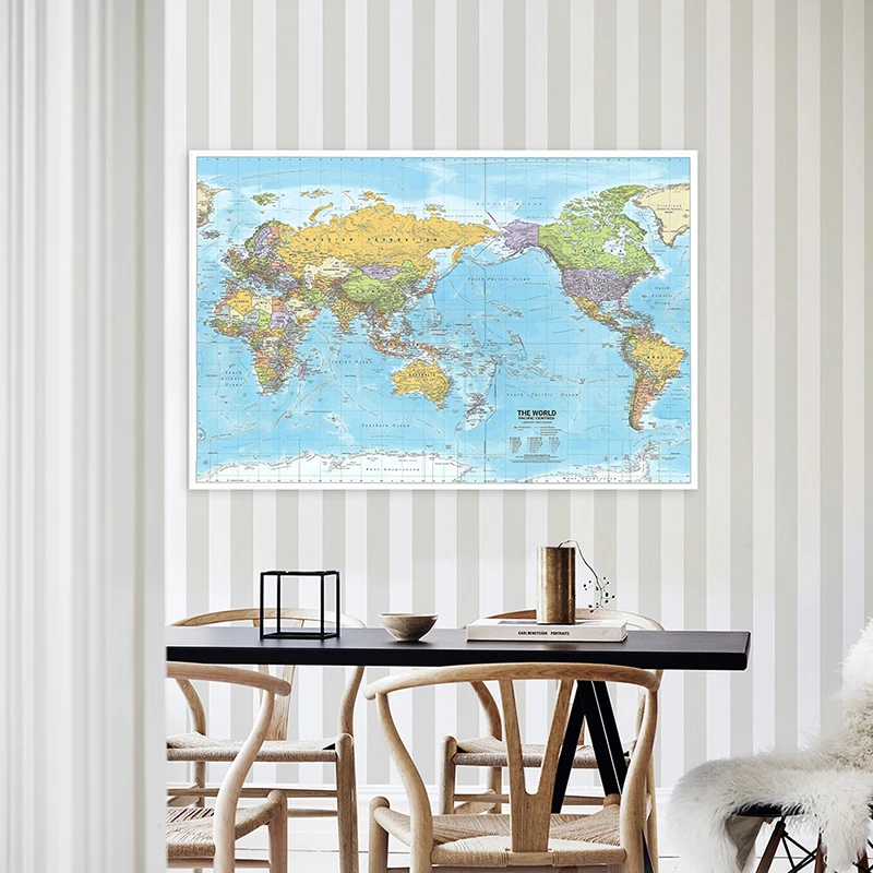 World Map 2012 Fabric Large Po - Star Map Poster ulasan dan harga