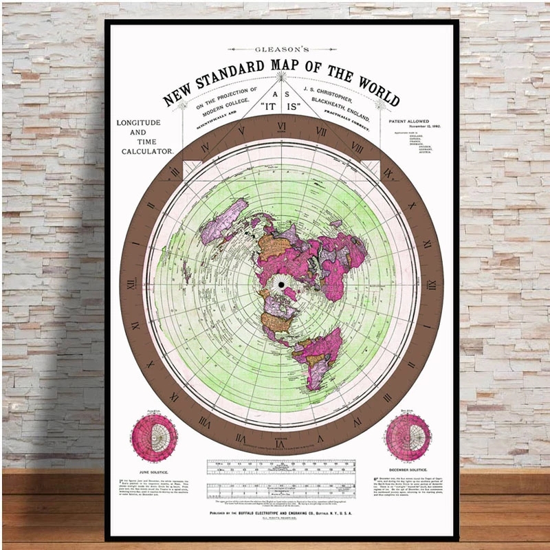 Poster And Prints 1892 Flat Ea - Star Map Poster ulasan dan harga
