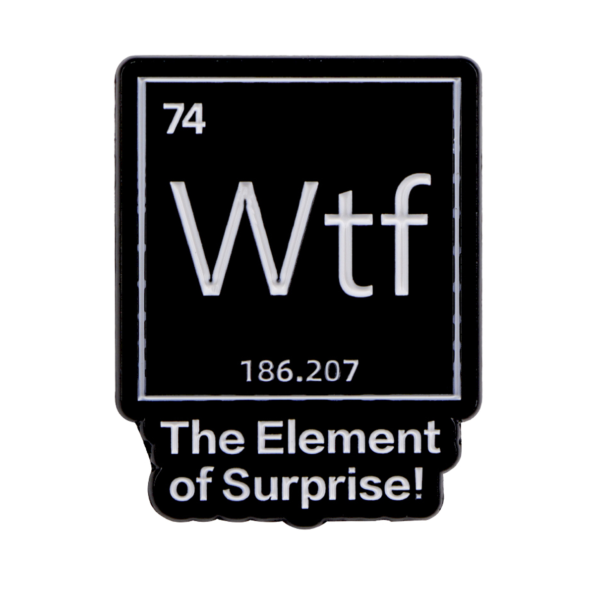 Chemical Element 74 Enamel Pin - Science Bob ulasan dan harga
