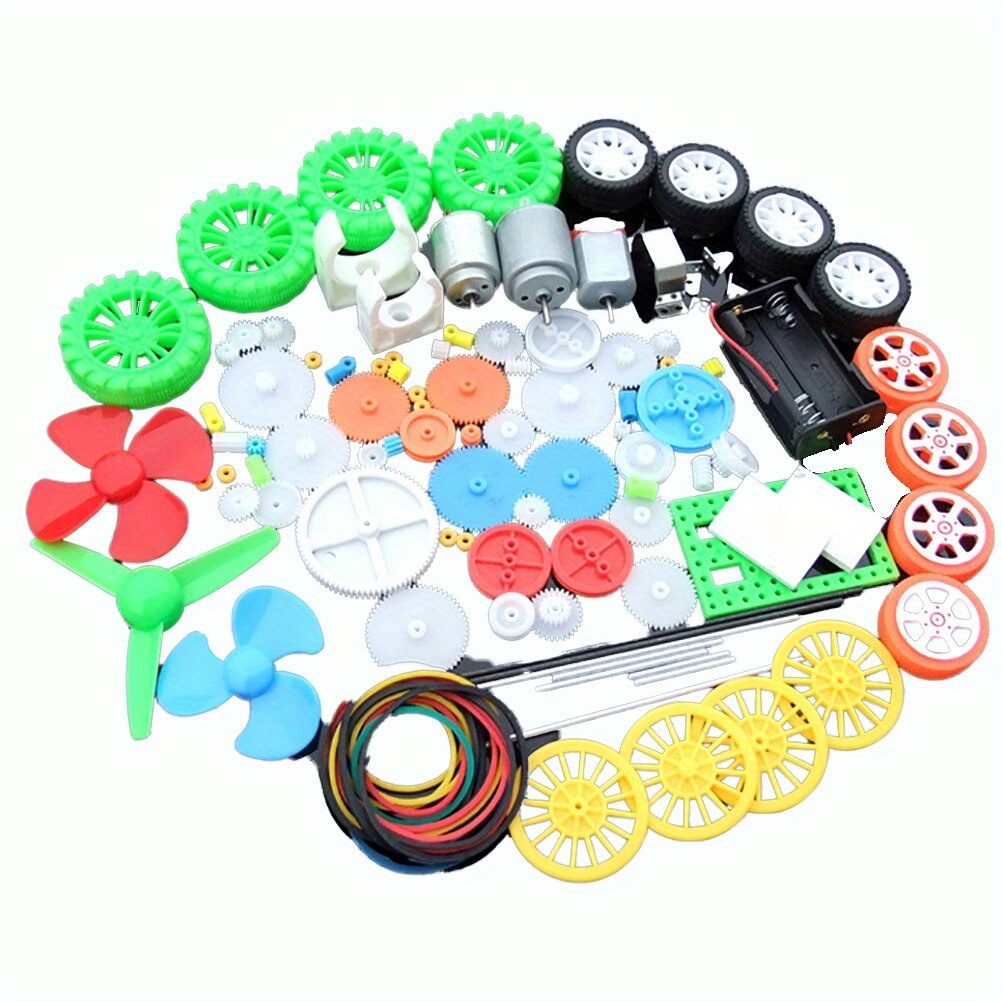 112pcs DC Motor Kit Electric M - Science Toys Diy ulasan dan harga