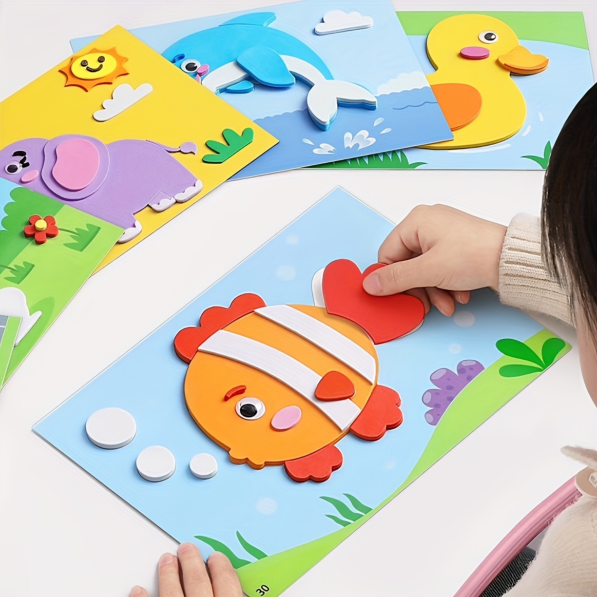 3D Stickers for Kids, Disposab - Science Toys Diy ulasan dan harga