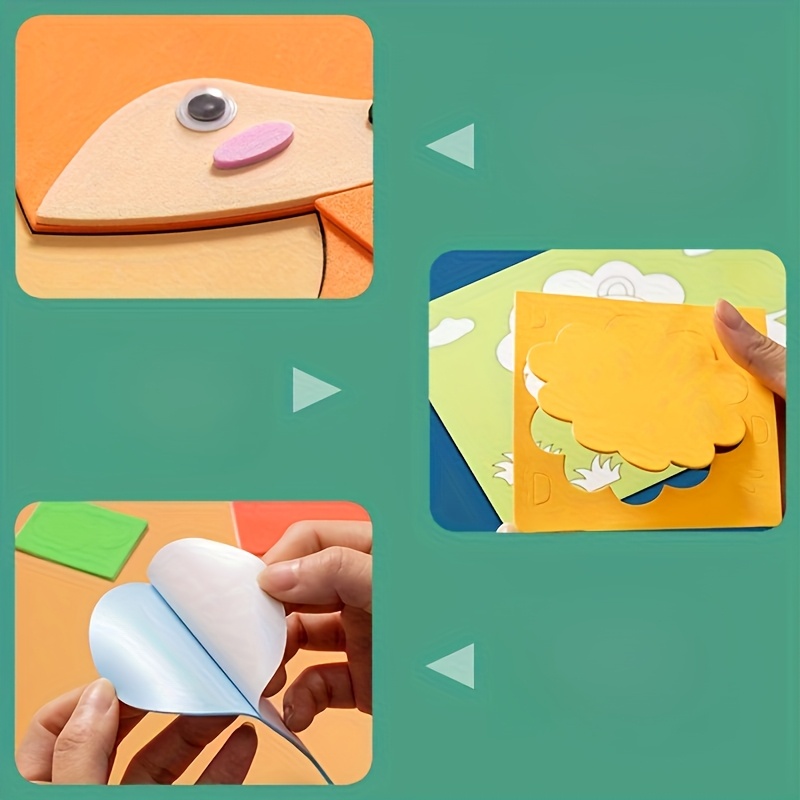3D Stickers for Kids, Disposab - Science Toys Diy ulasan dan harga