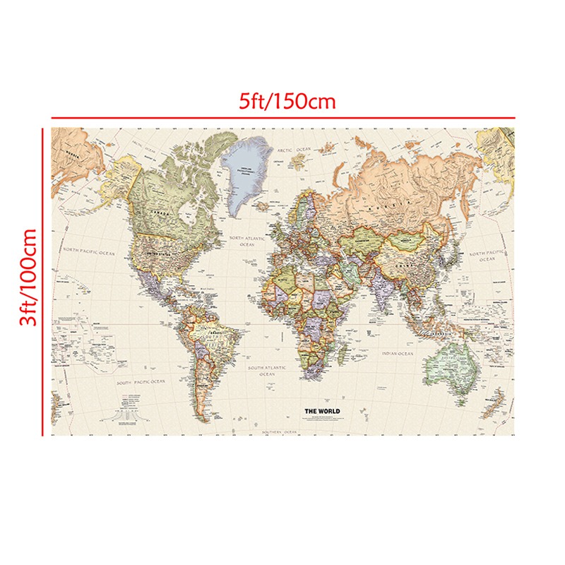 Vintage Hanging Poster World M - Star Map Poster ulasan dan harga